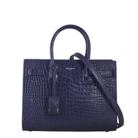 Saint Laurent Sac de Jour Baby Croc-Embossed