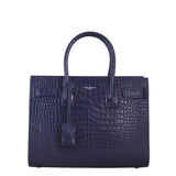 Saint Laurent Sac de Jour Baby Croc-Embossed