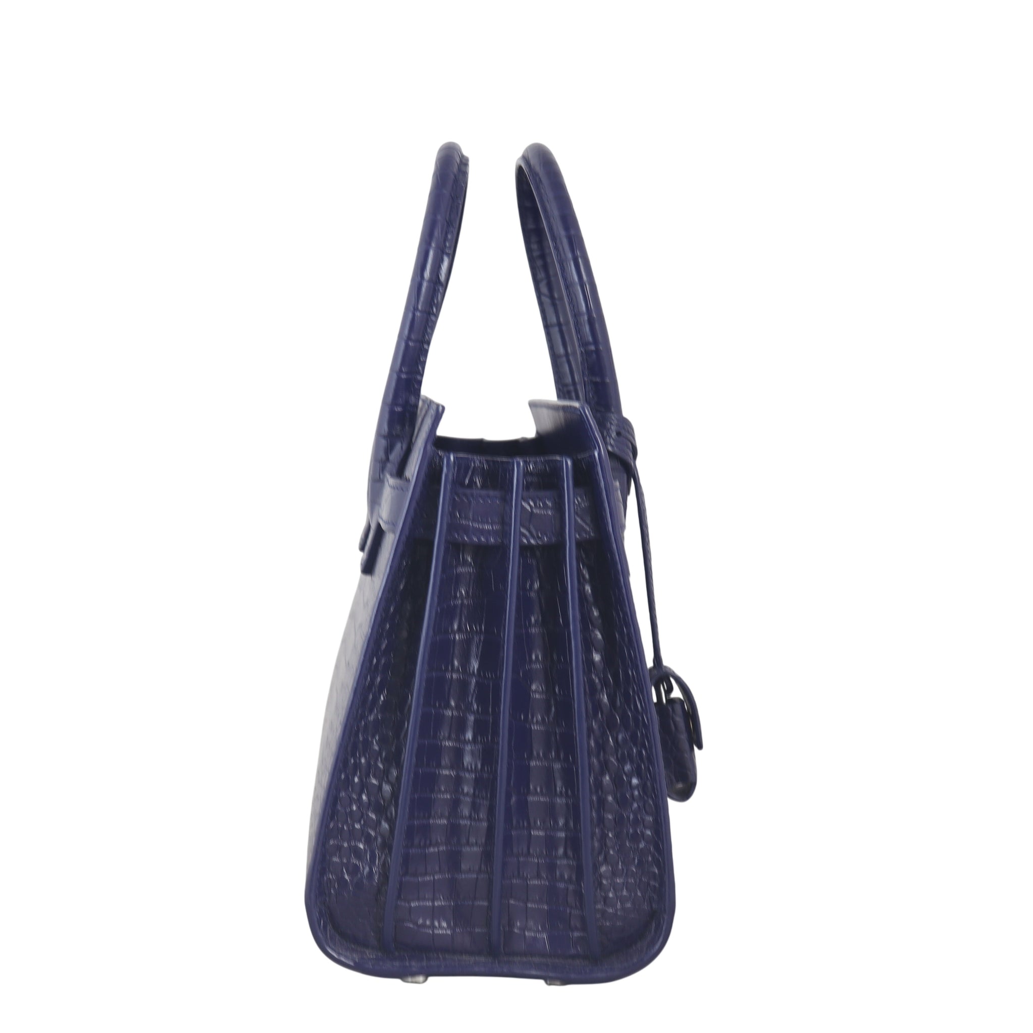 Saint Laurent Sac de Jour Baby Croc-Embossed