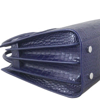 Saint Laurent Sac de Jour Baby Croc-Embossed