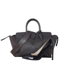 Saint Laurent Downtown Cabas Croc-Embossed