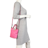 Valentino Rockstud Pouch Bucket Bag