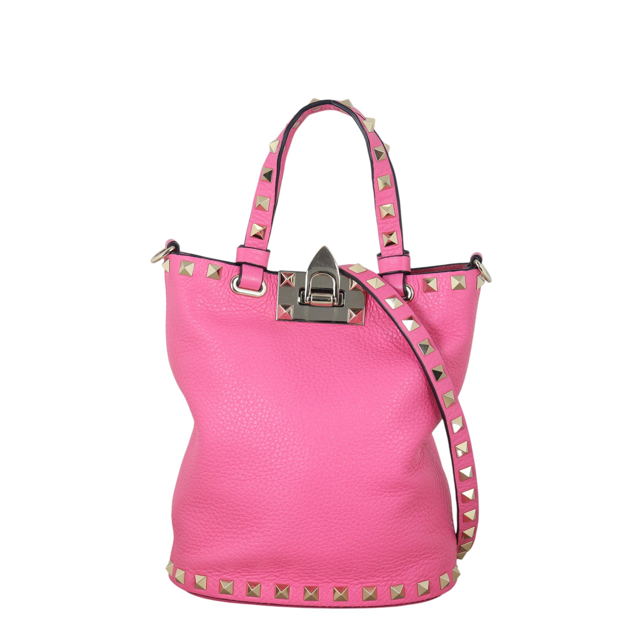 Valentino Rockstud Pouch Bucket Bag