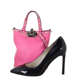 Valentino Rockstud Pouch Bucket Bag
