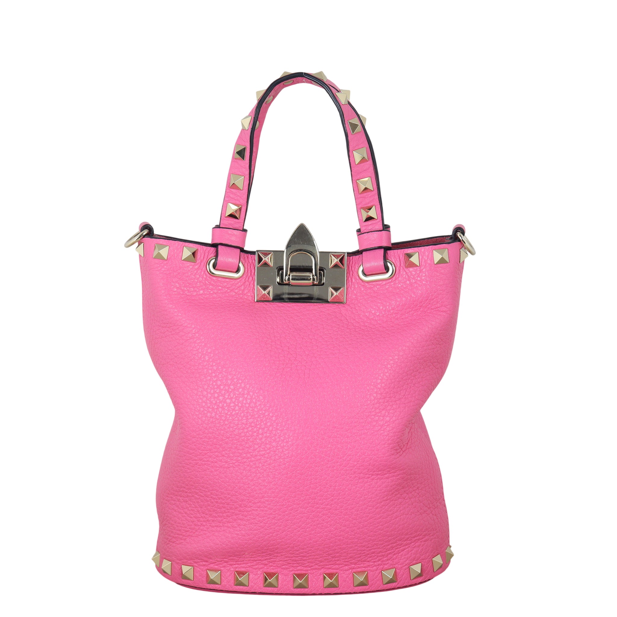 Valentino Rockstud Pouch Bucket Bag