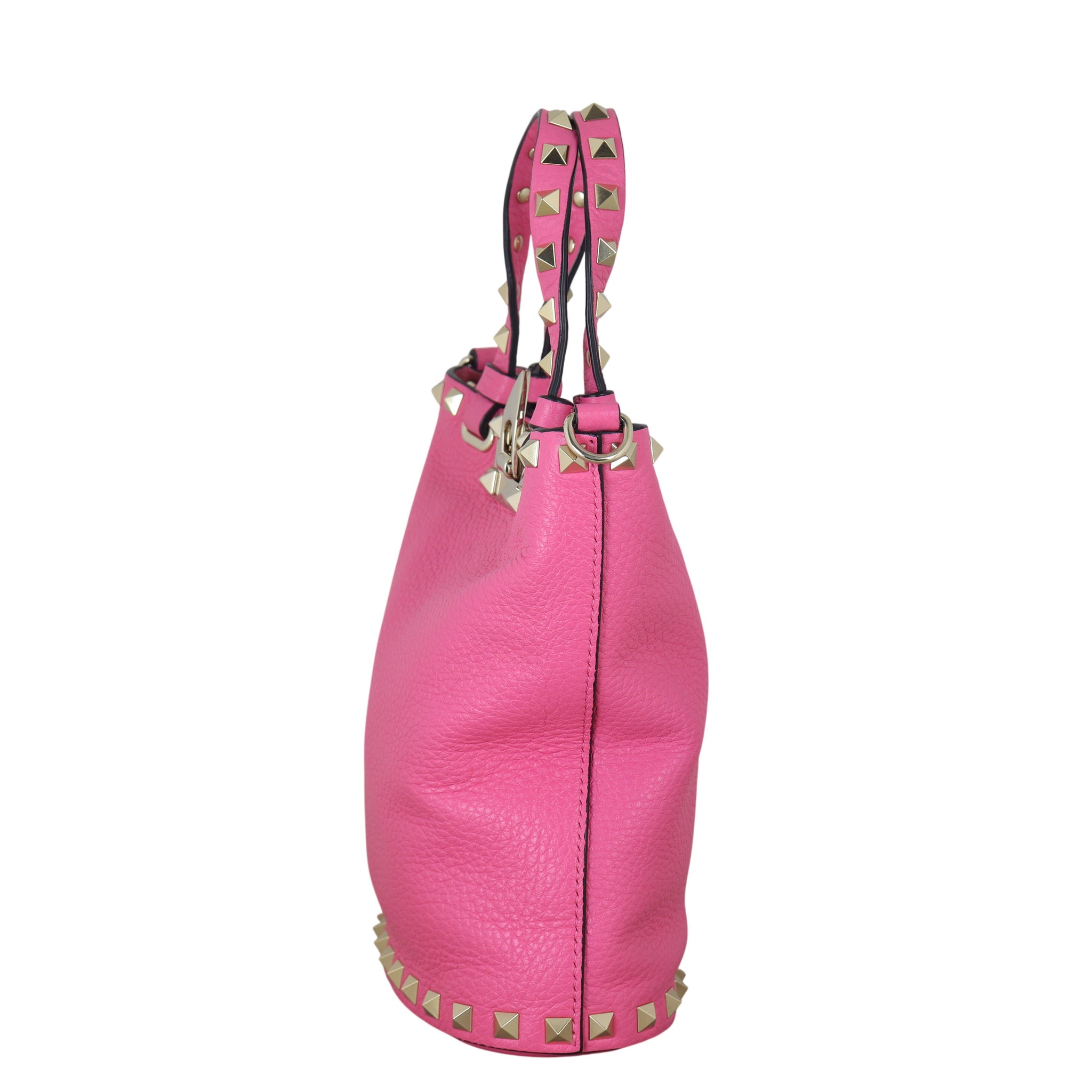 Valentino Rockstud Pouch Bucket Bag