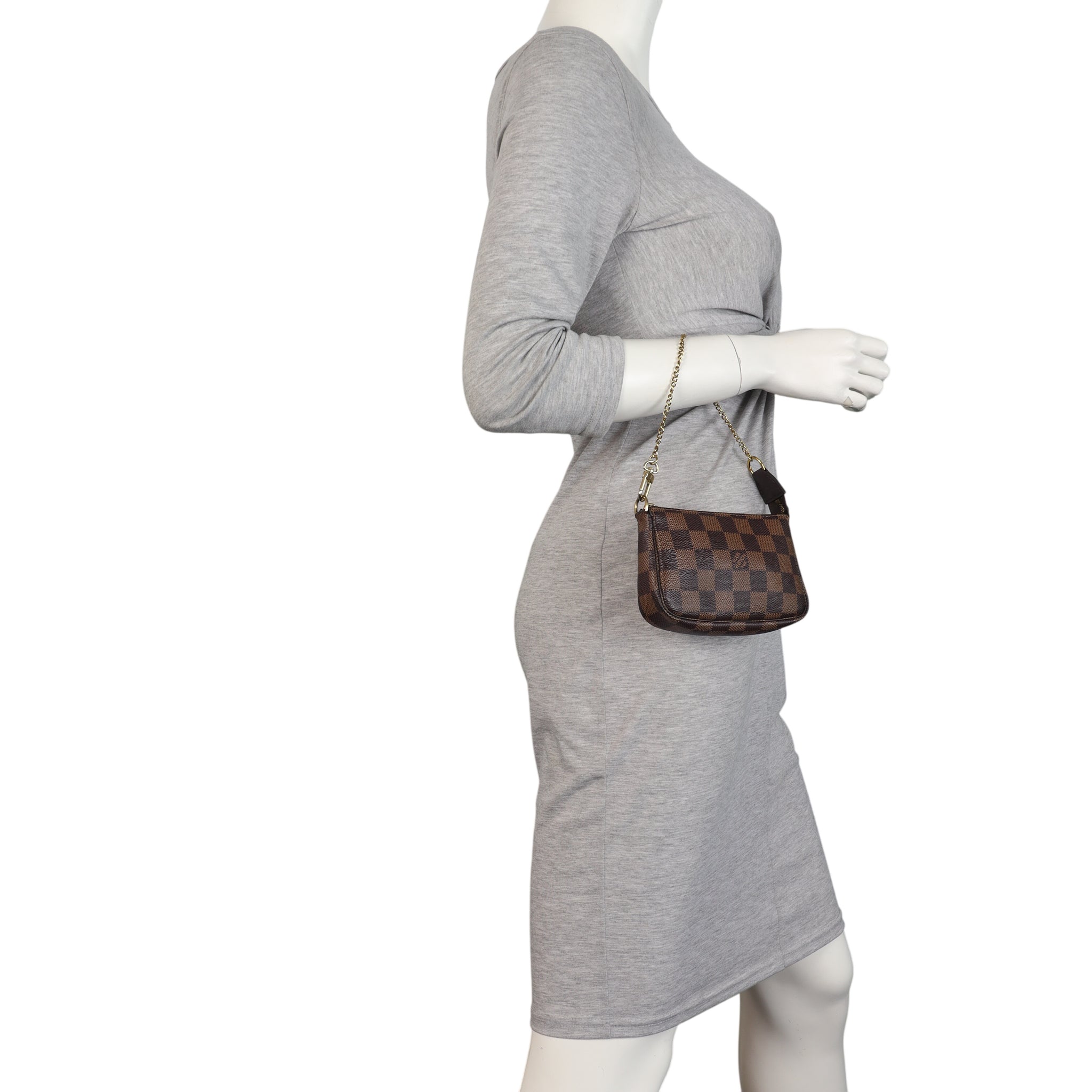 Louis Vuitton Mini Pochette Accessoires Damier Ebene