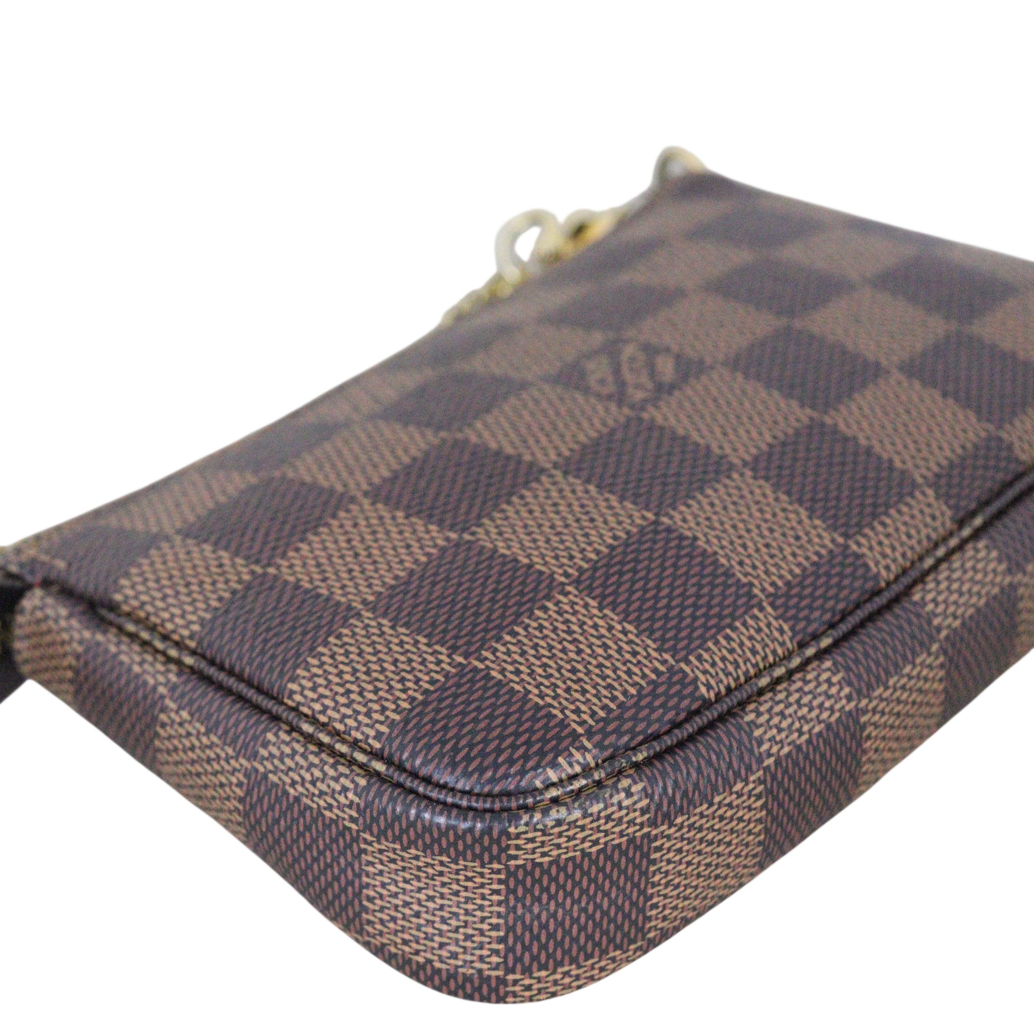 Louis Vuitton Mini Pochette Accessoires Damier Ebene