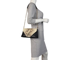 Louis Vuitton Love Note Chain Clutch Python