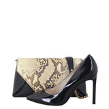 Louis Vuitton Love Note Chain Clutch Python