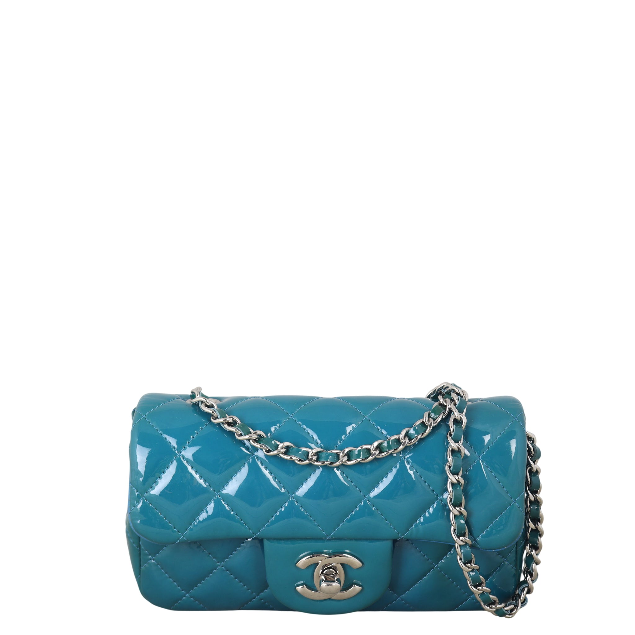 Chanel Classic Flap Extra Mini Rectangular Bag Patent