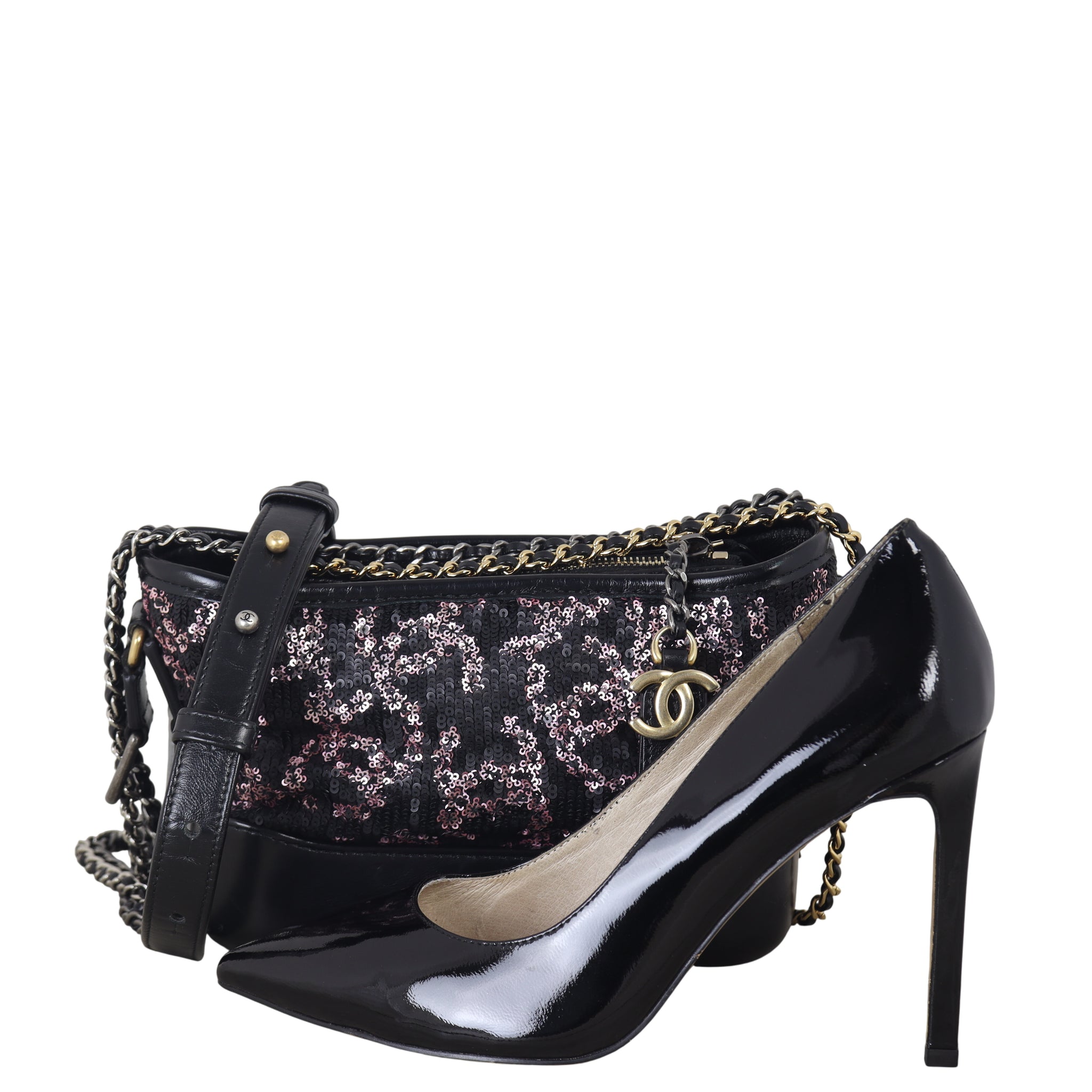 Chanel Gabrielle Hobo Small Sequins