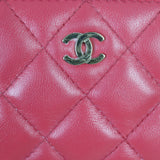 Chanel CC Double Zip Clutch with Chain