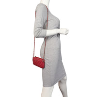 Chanel CC Double Zip Clutch with Chain