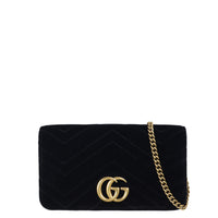 Gucci GG Marmont Velvet Super Mini Shoulder Bag