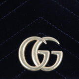 Gucci GG Marmont Velvet Super Mini Shoulder Bag