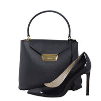 Prada Saffiano Cuir Ingrid Top Handle Bag
