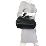 Chanel Square Stitch Bowler Bag Medium
