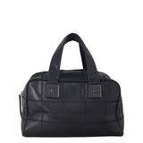 Chanel Square Stitch Bowler Bag Medium