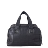 Chanel Square Stitch Bowler Bag Medium