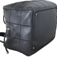Chanel Square Stitch Bowler Bag Medium