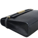 Saint Laurent Manhattan Shoulder Bag Medium Croc Embossed