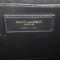 Saint Laurent Manhattan Shoulder Bag Medium Croc Embossed