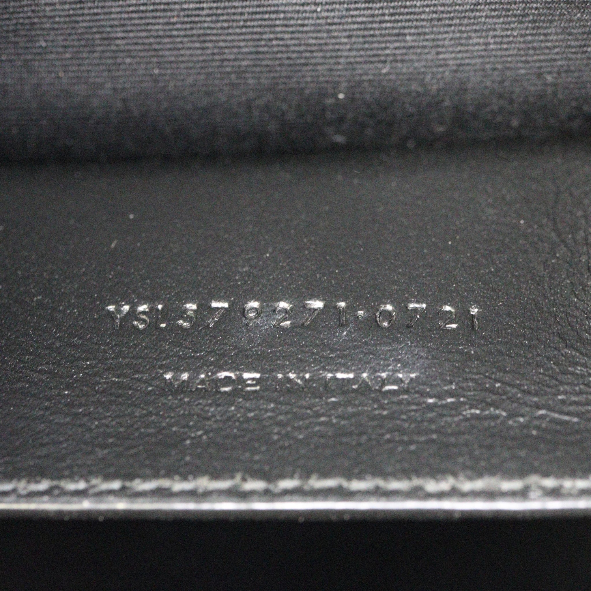 Saint Laurent Manhattan Shoulder Bag Medium Croc Embossed
