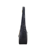 Saint Laurent Le 5 A 7 Hobo Croc-Embossed