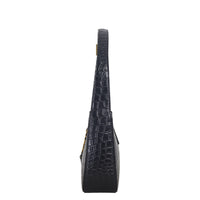 Saint Laurent Le 5 A 7 Hobo Croc-Embossed