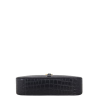 Saint Laurent Le 5 A 7 Hobo Croc-Embossed