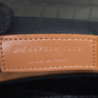 Saint Laurent Le 5 A 7 Hobo Croc-Embossed