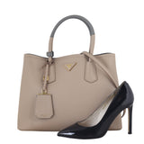 Prada Saffiano Cuir Double Bag Medium