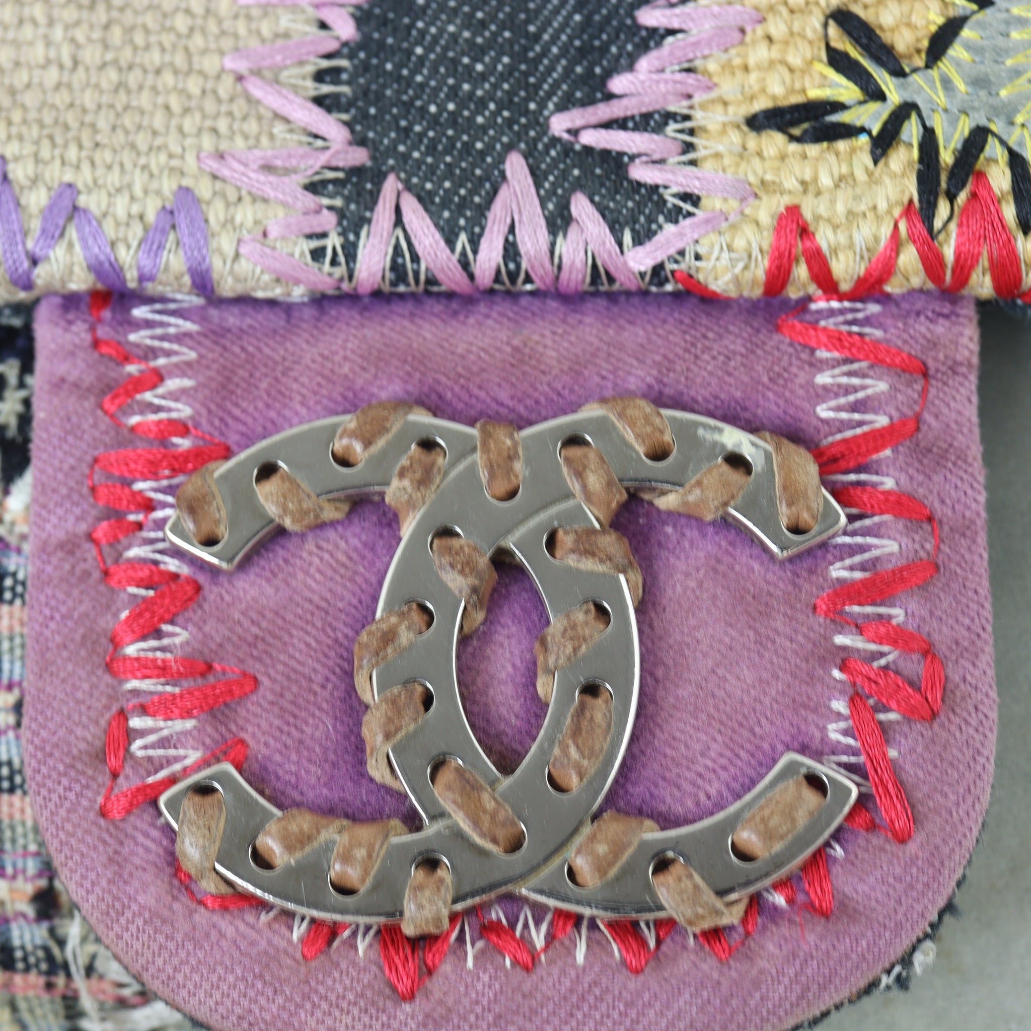 Chanel Patchwork Flap Bag Jumbo