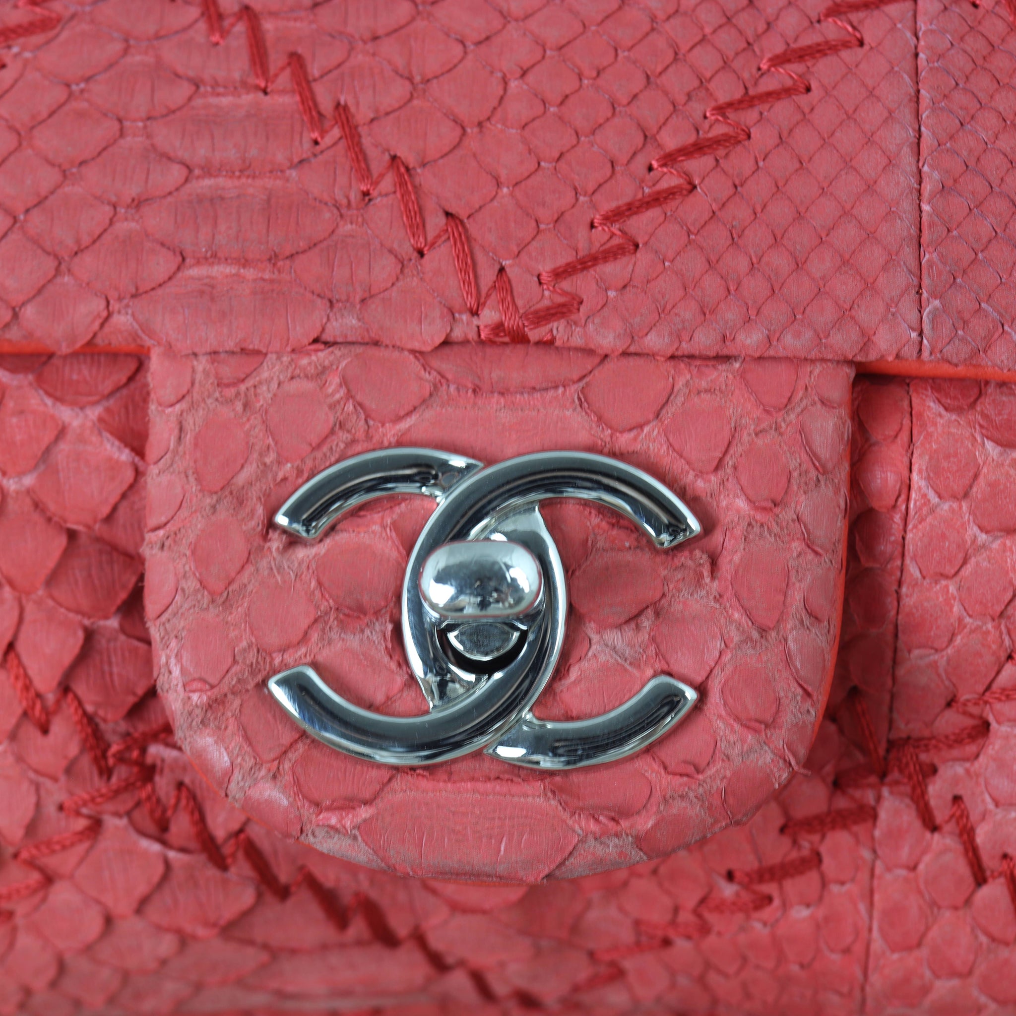 Chanel Ultimate Stitch Flap Bag Python