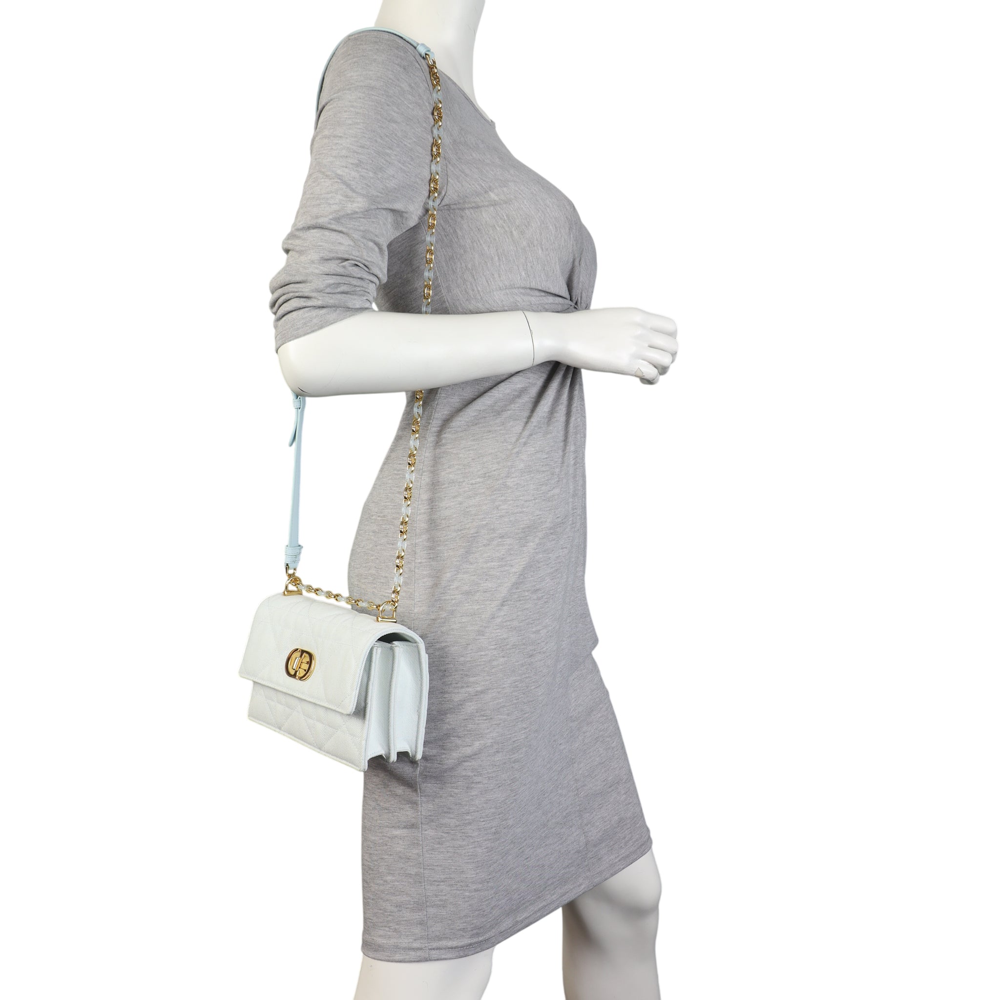 Dior Miss Caro Mini Bag Denim