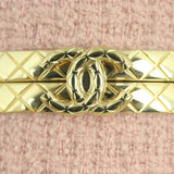 Chanel CC Tweed Mini Round Clutch with Chain