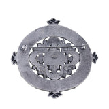 Chanel CC Cabochon Brooch