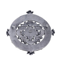 Chanel CC Cabochon Brooch