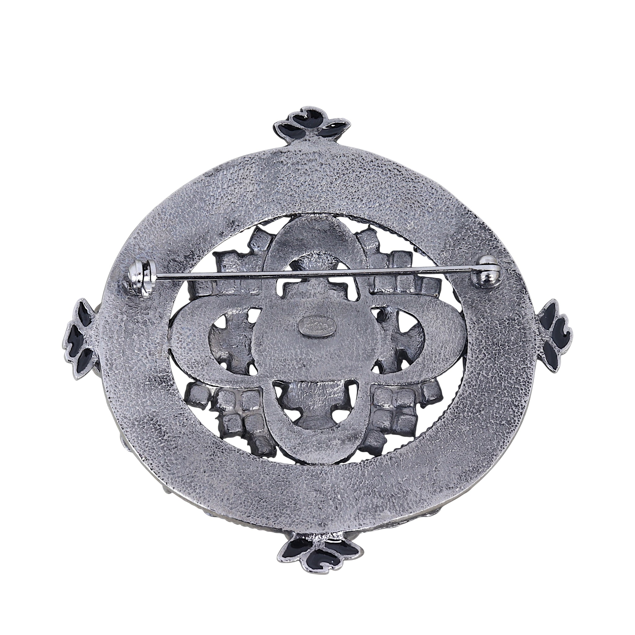 Chanel CC Cabochon Brooch