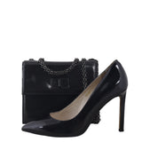 Chanel Mademoiselle Lock Square Bag Patent