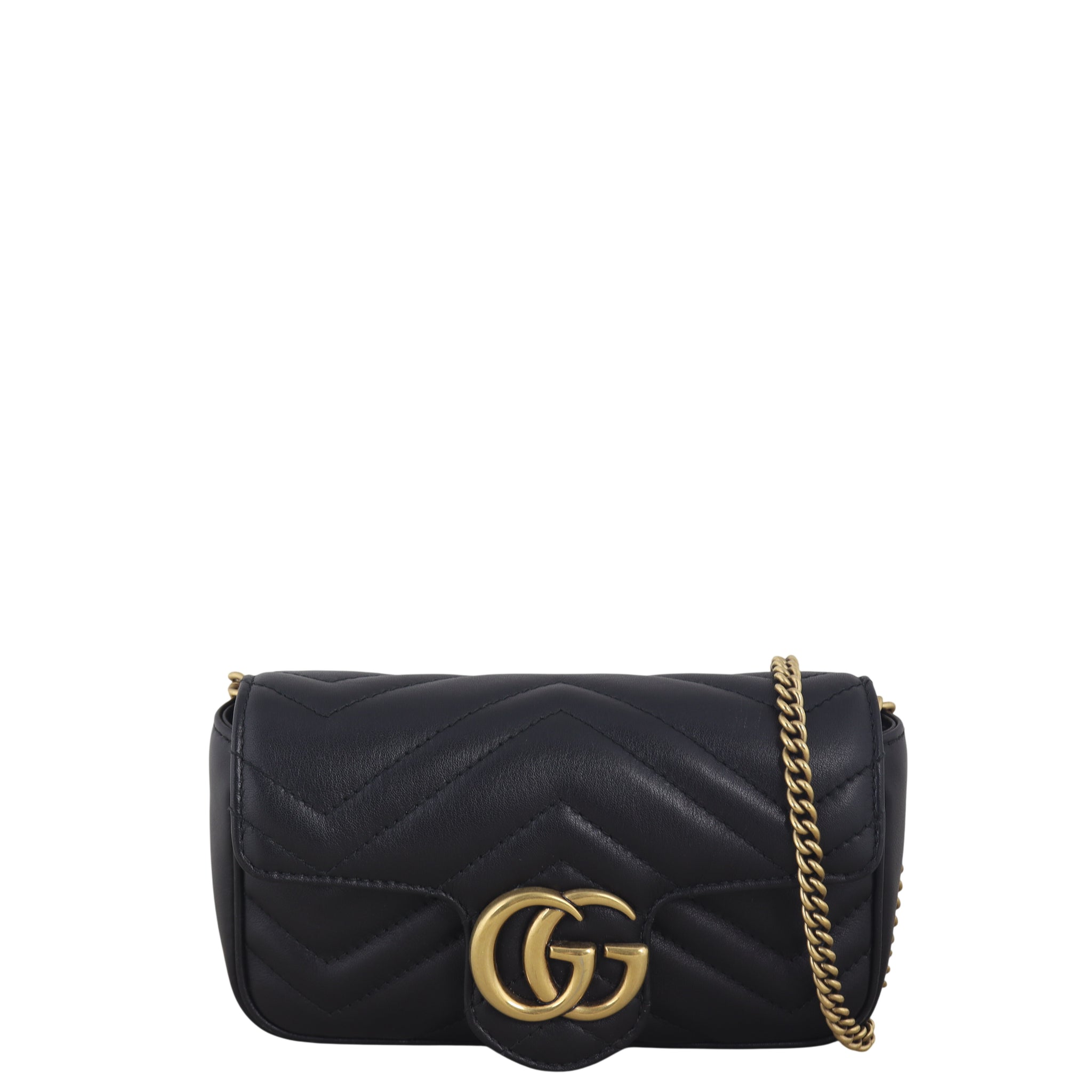 Gucci GG Marmont Matelasse Super Mini Shoulder Bag