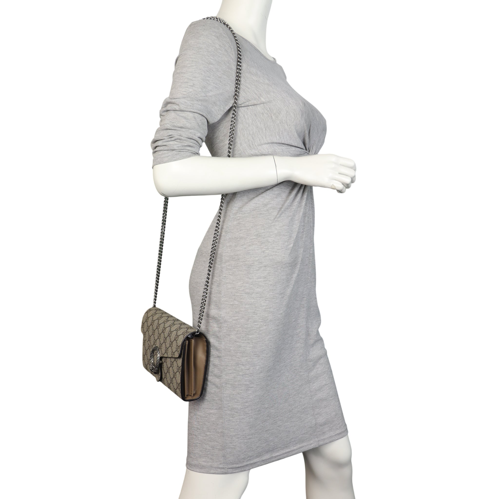 Gucci Dionysus GG Supreme Chain Wallet