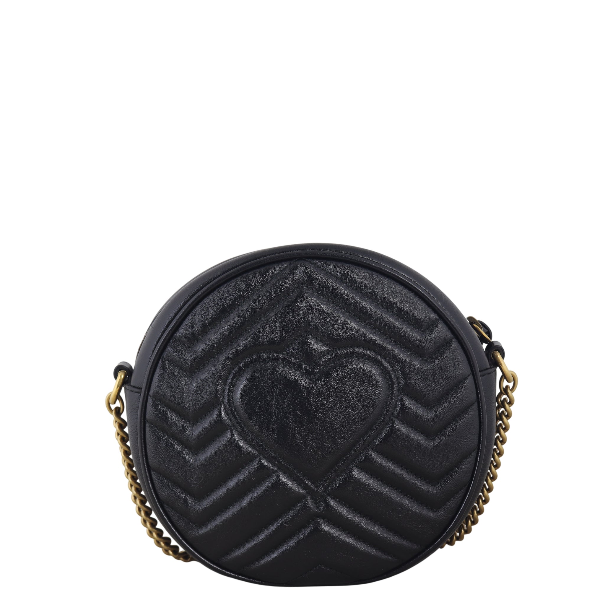 Gucci GG Marmont Round Chain Shoulder Bag