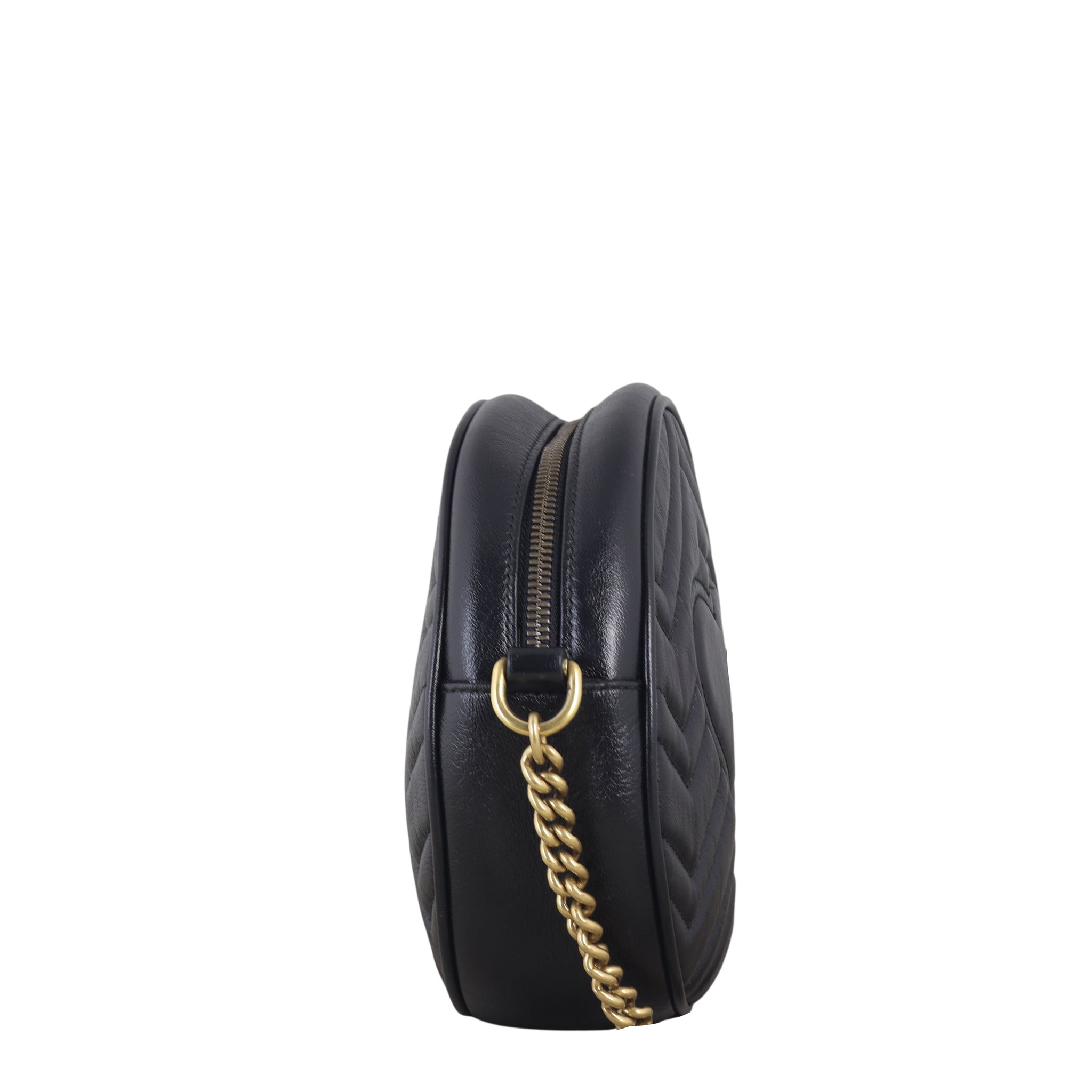 Gucci GG Marmont Round Chain Shoulder Bag