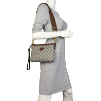 Gucci GG Supreme Interlocking G Messenger Bag