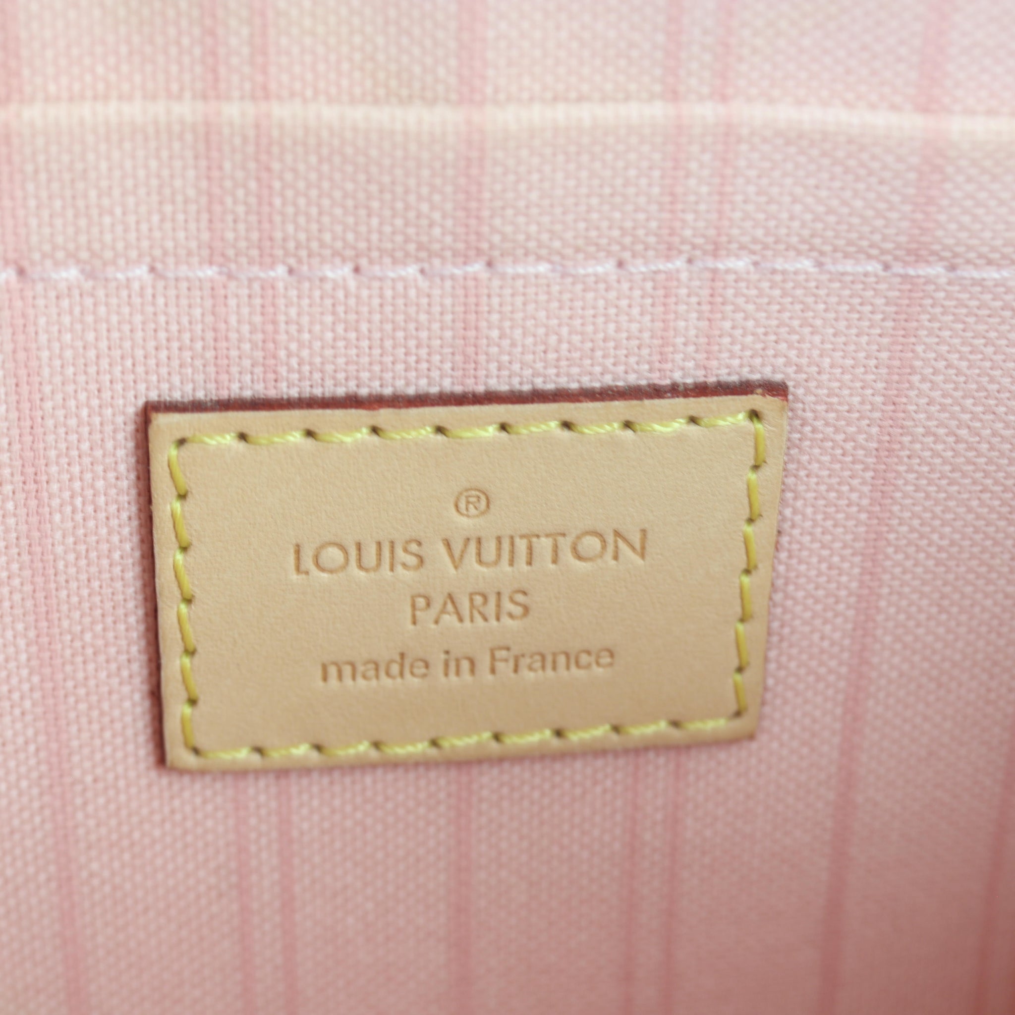 Louis Vuitton Neverfull Pochette Damier Azur