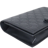 Gucci Guccissima Bow Wallet on Chain