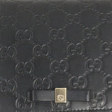 Gucci Guccissima Bow Wallet on Chain