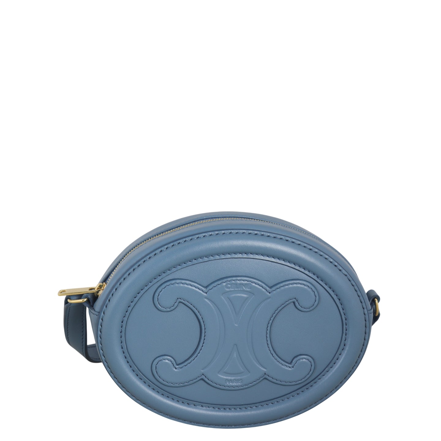 Celine Triomphe Cuir Oval Purse